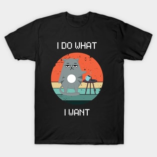 I do what I want. T-Shirt